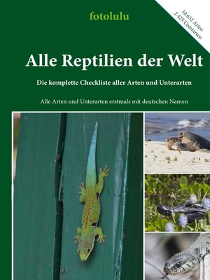 cover image of Alle Reptilien der Welt